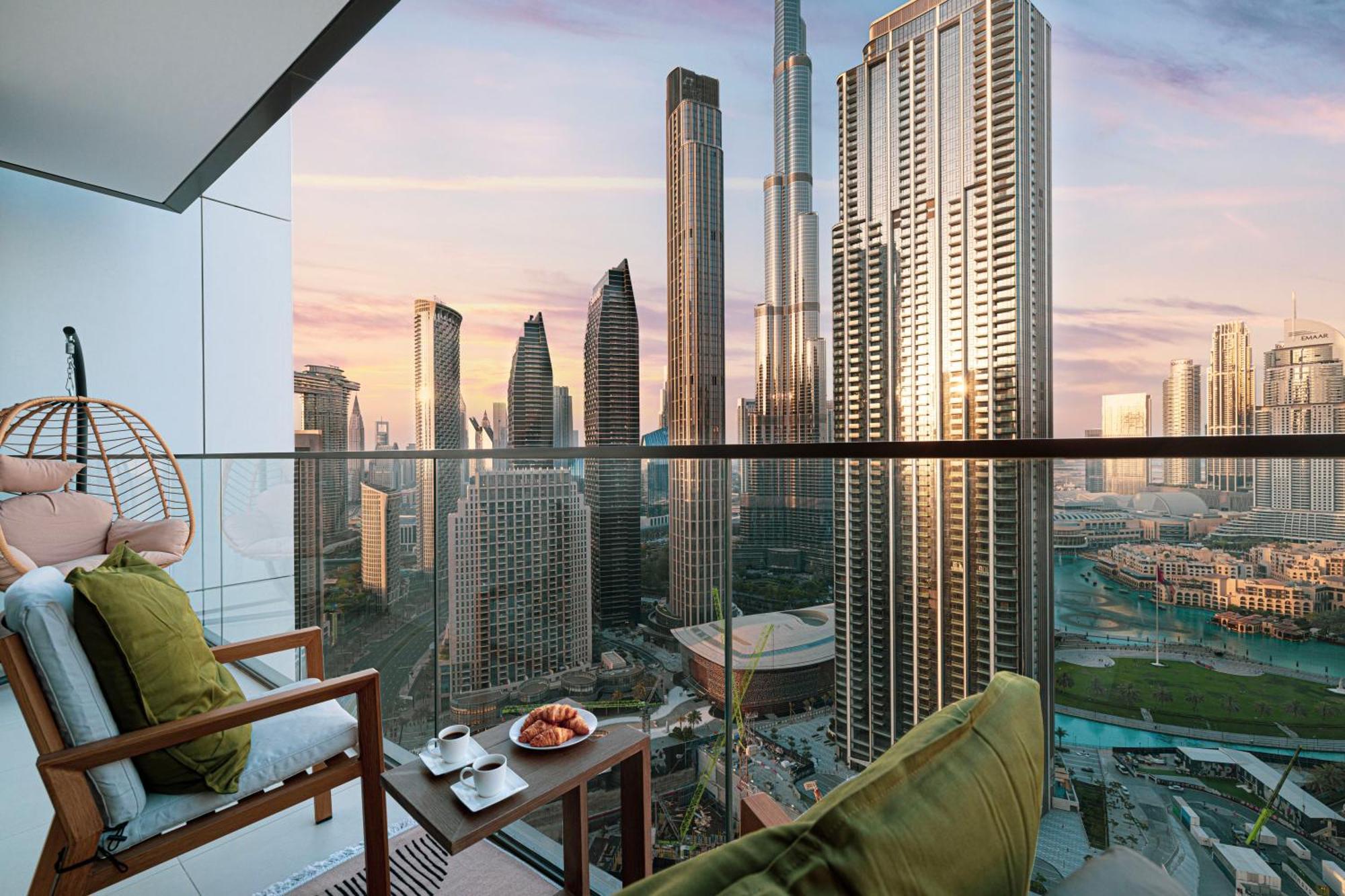 Luxury Sky High 2-bedroom Stunning Burj Khalifa & Fountain Views अपार्टमेंट